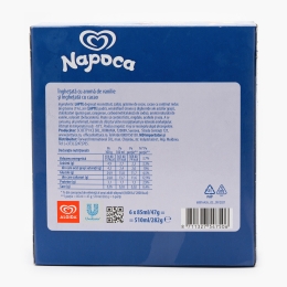 Înghețată cu aromă de vanilie şi cacao 6x47g