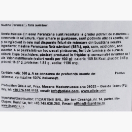 Măsline Peranzana, fără sâmburi, 560g