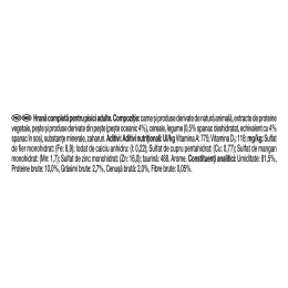 Hrană umedă pentru pisici, 85g, Dublă Savoare cu pește oceanic și spanac în sos 