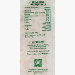 Rondele din orez brun cu hrișcă, 56g