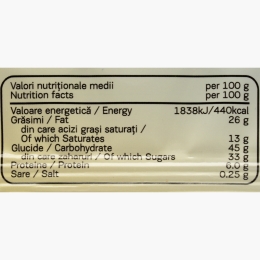 Cake Bar prăjitură cu umplutură de vanilie 32g