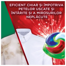 Detergent de rufe capsule All-in-One Plus Extra Stain Removal, 15 spălări, 15 buc