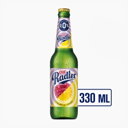 Bere cu gust de lămâie și zmeură cu 0% alc. sticlă 0.33l