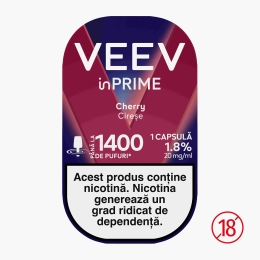 Capsulă pentru țigară electronică Cherry 1.8%, 20mg/ml nicotină, 1400 puffs