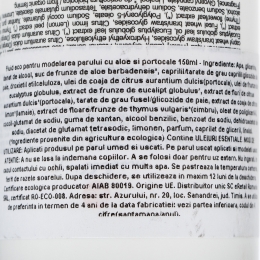 Fluid bio pentru modelarea părului cu aloe și portocale 150ml