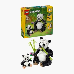 Animale sălbatice: Familia de urși panda, 31165 Creator 3in1, 626 piese, +8 ani