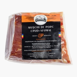 Mușchi de porc crud-afumat 300g