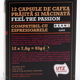 Capsule cafea Feel the Passion Espresso, 12 băuturi, 93g