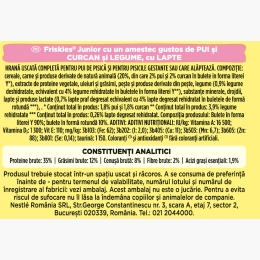 Hrană uscată pentru pisici Junior, 10kg, pui, lapte și legume 