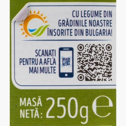 Zacuscă cu ardei capia copți și vinete, 250g