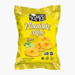 Chipsuri din banane plantain cu lime 70g