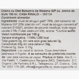 Cremă de oțet balsamic de Modena IGP cu trufe, 0.15l