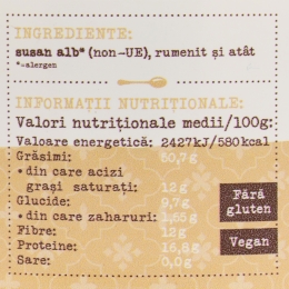 Pastă de susan alb - tahini alb 350g