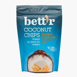 Chipsuri eco de cocos cu caramel sărat 70g