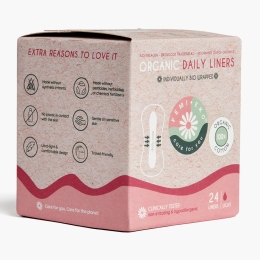 Absorbante zilnice din bumbac organic 24 buc