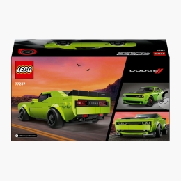 Mașină sport Dodge Challenger SRT Hellcat, 77237 Speed Champions, 390 piese, +9 ani