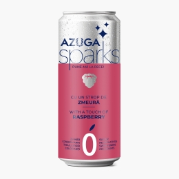 Apă carbogazoasă Sparks, cu extract natural de zmeură 0.33l