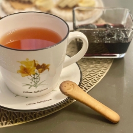 Set lingurițe comestibile 2D Vanilat 10 buc