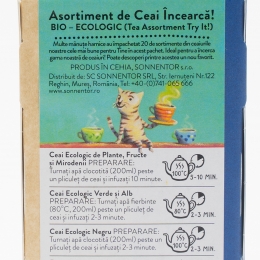 Asortiment de ceai eco 20 plicuri