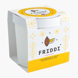 Înghețată ciocolată cu coajă de portocală eco, 300ml (250g)