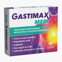 Gastimax Med, 10 comprimate masticabile