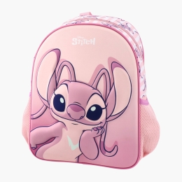 Rucsac 3d pentru grădiniță Stitch Sunny Pink, 30x20x10cm