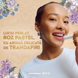 Balsam de buze Rose Meringue, ediție limitată Bridgerton 4.8g