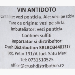 Vin roșu sec Soria Tinto Fino, 14.2%, 0.75l