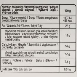 Ciocolată amăruie cu cireșe negre confiate 100g