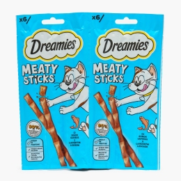 Recompense pentru pisici, 6x5g, Meaty Sticks Somon