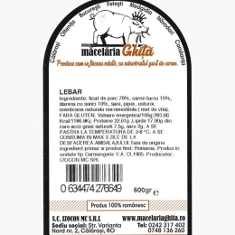 Lebăr de casă 500g