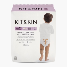 Scutece chiloțel eco, mărimea 7, 17kg+, 16 buc