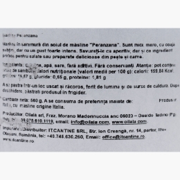 Măsline Peranzana, 560g