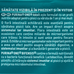 Hrană uscată pentru pisici adulte, sistem imunitar puternic, 750g, One Bifensis, cu somon și cereale