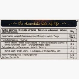 Ciocolată albă cu caramel cu alune de pădure întregi caramelizate 100g