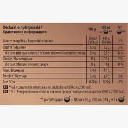 Înghețată DIY cu aromă de vanilie și bucățele de ciocolată și cornet Soft & Crunchy 750ml (373g)