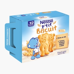 Biscuiți pentru copii P'tit biscuit, 12+ luni, 180g