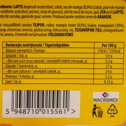 Înghețată cu aromă de cocos și sos de mango 450g