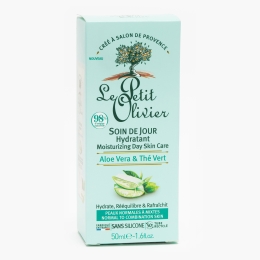 Cremă de zi hidratantă cu aloe vera&ceai verde 50ml 