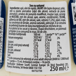 Sos de usturoi 0.25l