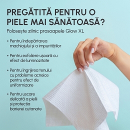 Prosoape faciale XL, 50 buc