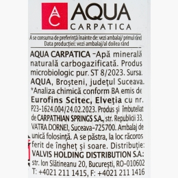 Apă minerală naturală carbogazoasă Forte 1.5l