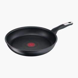 Tigaie Unlimited, 30cm, inducție, înveliș antiaderent din titan, indicator Thermo-Signal, bază Thermo-Fusion, negru