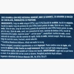 Granola cu ciocolată și arahide High Protein 350g