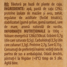Băutură pe bază de caju 1l