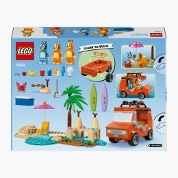 Călătoria familiei lui Blue cu mașina la plajă, 11202 Bluey, 133 piese, +4 ani