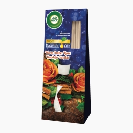 Odorizant de cameră cu bețișoare de ratan cu aromă de „Trandafir vanilat” 30ml