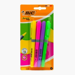 Set 4 evidențiatoare Highlighter Grip Neon