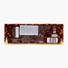 Ciocolată cu alune Gianduja, cu alune întregi 18% 230g