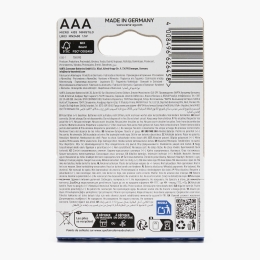 Baterii alcaline AAA R3, 4 buc